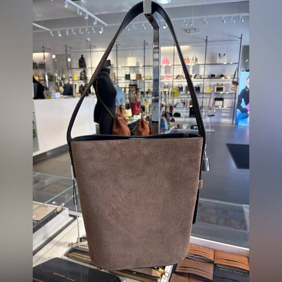 Marc Jacobs Taupe Suede Bucket Bag - Picture 6 of 6